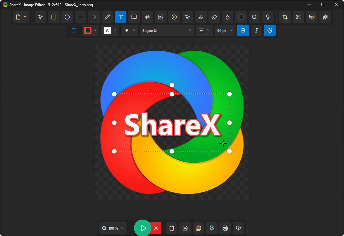 ShareX 21.0.0 图片编辑器界面截图